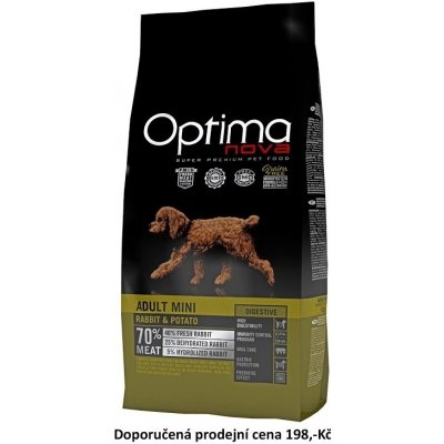 Optima Nova Dog Adult MINI DIGESTIVE Grain Free Rabbit 2 kg – Zboží Mobilmania