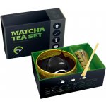 Matcha Tea Matcha Set čawan miska + čašaku lžička + Matcha Tea Chasen bambusová metlička pro přípravu nápoje 1 ks – Zboží Mobilmania
