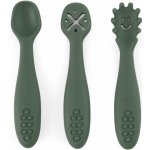 PETITEMARS PETITE&MARS Set silikonových tréninkových lžiček Take&Match Misty Green 6m+ – Hledejceny.cz