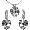 Stříbrný set Xilion Heart Argent Swarovski Elements LSW165S