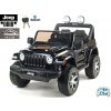 Elektrické vozítko Dea elektrický džíp Jeep Wrangler Rubicon 4x4 černá