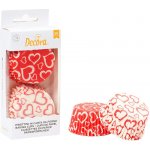 Decora Košíčky na mufffiny srdíčka 36 ks 50x32 mm – Sleviste.cz