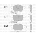 METELLI Sada brzdových destiček MT 22-0314-0 – Hledejceny.cz