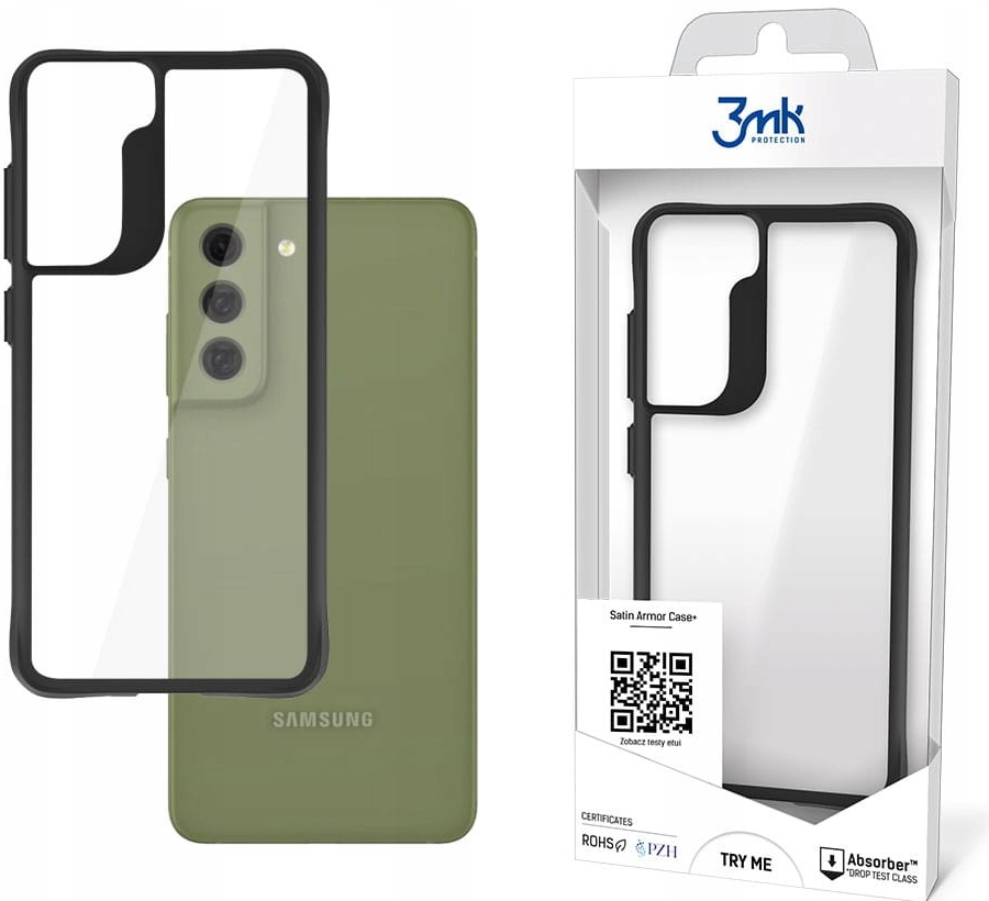 Pouzdro 3mk Satin Armor Case+ Samsung Galaxy S21 FE SM-G990