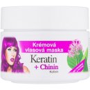 Vlasová regenerace BC Bione Cosmetics Keratin & Chinin krémová vlasová maska 260 ml
