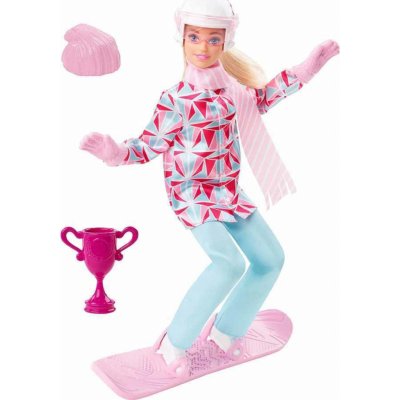 Mattel Barbie Zimní sporty Snowboardistka, HCN32 (mHCN32)