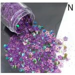 PourArt Glitr do pryskyřice XCPRC-70 Holografický Fialová MIX M 10 ml – Zboží Dáma