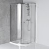 Sprchové kouty Aqualine Arleta - 80x80 cm, chrom/čiré sklo HLS800Y