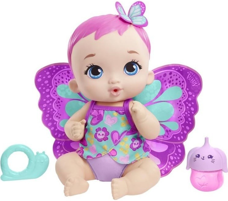 Mattel My Garden Baby miminko 2.purpurový motýlek