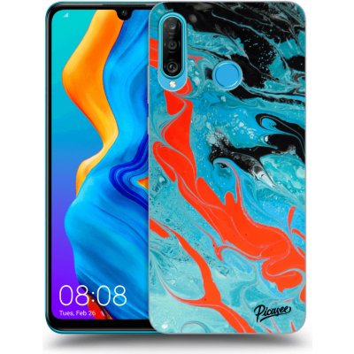 Pouzdro Picasee silikonové Huawei P30 Lite - Blue Magma čiré – Zbozi.Blesk.cz