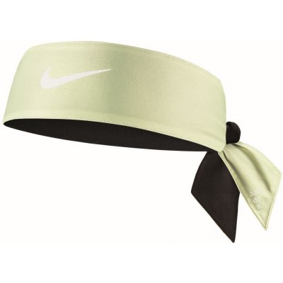 Nike Dri-Fit Head Tie 4.0 lime ice/black/white – Zboží Mobilmania