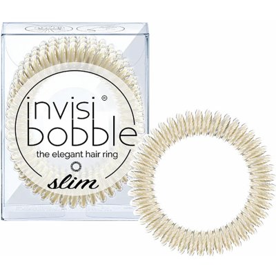 Tenká spirálová gumička do vlasů Invisibobble Slim Stay Gold - zlatá, 3 ks (IB-SL-PC10005-2) – Zbozi.Blesk.cz