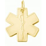 Zlatnictví Zlatíčko Zlatý přívěsek lékařský znak Aeskulapova hůl 11.00002 – Hledejceny.cz