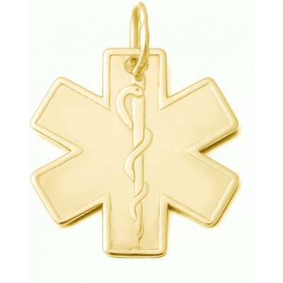 Zlatnictví Zlatíčko Zlatý přívěsek lékařský znak Aeskulapova hůl 11.00002 – Hledejceny.cz