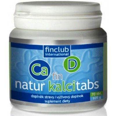 Finclub Natur Kalcitabs 70 tablet – Zboží Mobilmania