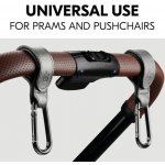 Hauck Pushchair Hooks Grey – Zboží Dáma