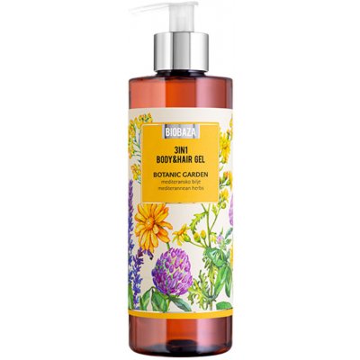 Biobaza BODY and HAIR 3v1 sprchový gel Botanic garden 400 ml