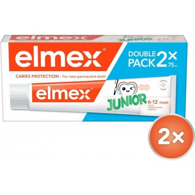 Elmex Junior Caries Protection 2 x 75 ml – Hledejceny.cz