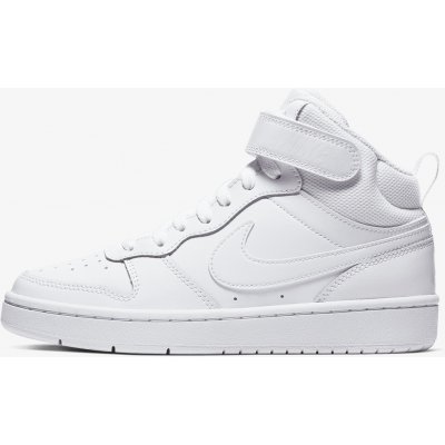 Nike Court Borough Mid 2 dětské kotníkové tenisky bílá – Zboží Dáma