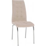 Kondela Gerda new béžová Dulux / chrom – Zboží Dáma