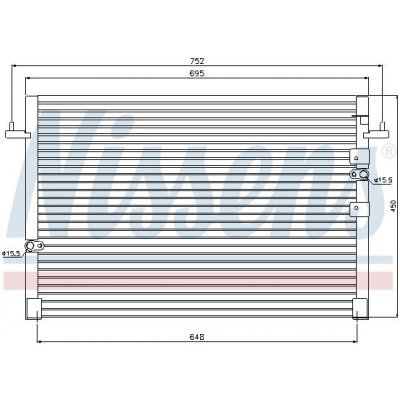 Chladič klimatizace NISSENS 94677 | Zboží Auto