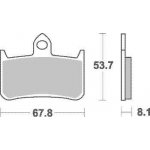 Brzdové destičky Brembo přední HONDA CB 900 F Hornet rok 02-06 – Hledejceny.cz
