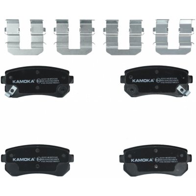 Sada brzdových destiček, vždy 4 kusy v sadě KAMOKA JQ101146 – Sleviste.cz