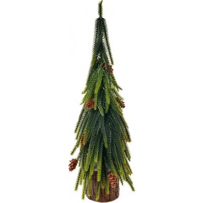 Vánoční dekorace jehličnatý stromek se šiškami 12*12*38 cm Clayre & Eef – Hledejceny.cz