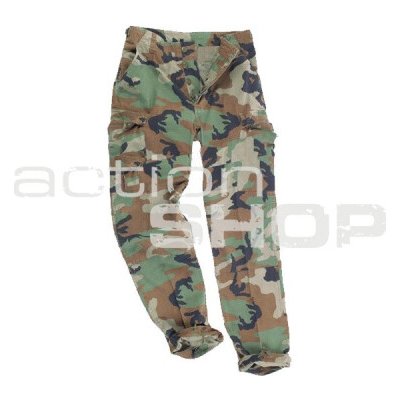 Kalhoty Mil-tec US BDU předeprané woodland – Hledejceny.cz