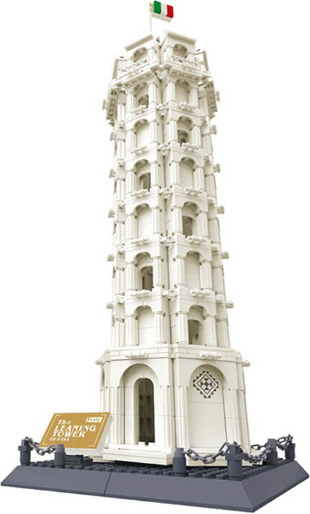 Wange Architect Šikmá věž v Pise 1334 ks