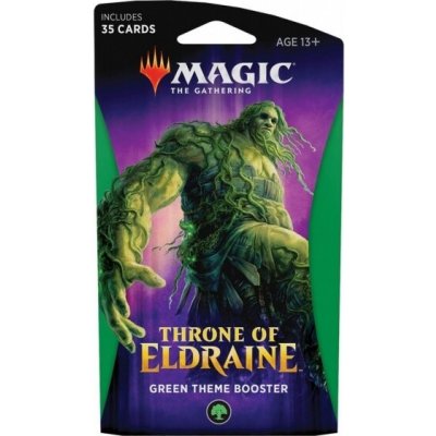 Wizards of the Coast Magic The Gathering: Throne of Eldraine Theme Booster Green – Zboží Mobilmania