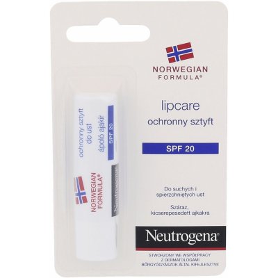 Neutrogena Norwegian Formula SPF20 Lip Care balzám na rty 4,8 g – Hledejceny.cz