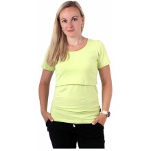 Jožánek Kateřina tričko pro snadné kojení KR světle zelená