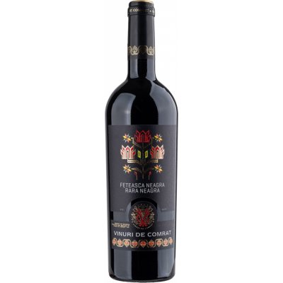 Vinuri De Comrat Feteasca Neagra a Rara Neagra Suché červené 2017 13,37% 0,75 l (holá láhev) – Sleviste.cz