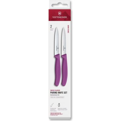 Victorinox Sada kuchyňských nožů na zeleninu SWISS CLASSIC 10 cm 2 ks fialová 6.7795.2C1 – Sleviste.cz