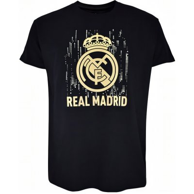 Real Madrid FC tričko Real Madrid FC černé – Zboží Dáma