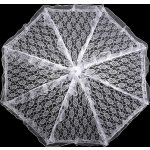 Svatební krajkový vystřelovací deštník bílá sněhová – Hledejceny.cz