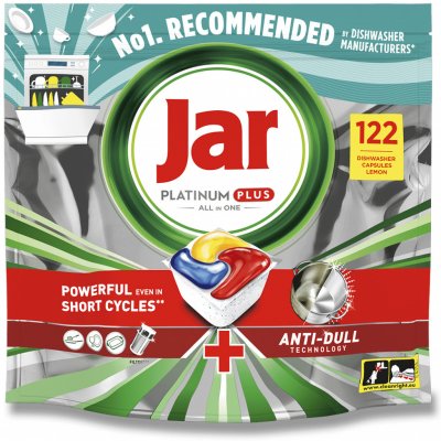 Jar Platinum Plus Lemon kapsle do myčky 122 ks – Zboží Dáma