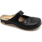 Vlnka dámské kožené nazouváky na hallux Leontýna černá – Zboží Dáma