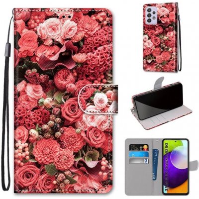 Pouzdro Trendy Cross case Ružová záhrada – Samsung Galaxy A52 / A52 5G / A52s 5G