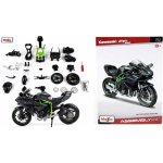 Maisto motorka Kit Kawasaki Ninja H2R černo zelená 1:12 – Zbozi.Blesk.cz