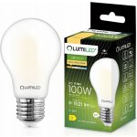 Lumiled LED žárovka E27 A60 11W = 100W 1521lm 3000K Teplá bílá 360° Filament Mléčná – Zboží Mobilmania