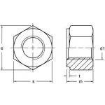 matice M27 24CrMo5 (1.7218) ZINEK svorníková DIN 2510-NF [1 ks] – Hledejceny.cz