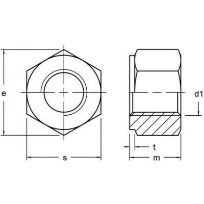 matice M27 24CrMo5 (1.7218) ZINEK svorníková DIN 2510-NF [1 ks] – Hledejceny.cz