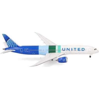 Herpa B787-9 United Airlines The future is SAF Colors 1:500 – Hledejceny.cz