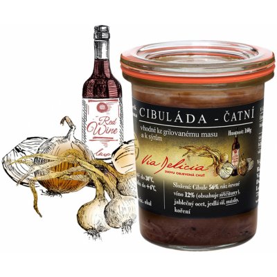 Via Delicia Cibuláda čatní 160 g – Sleviste.cz