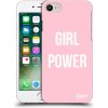 Pouzdro a kryt na mobilní telefon Apple Pouzdro Picasee silikonové Apple iPhone 8 - Girl power čiré