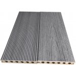 Recenze WPC dřevoplastová terasová prkna PROFI 23x138x4000 Grey šedá