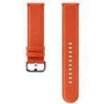 Samsung kožený řemínek 20mm Orange ET-SLR82MOEGWW – Zboží Mobilmania