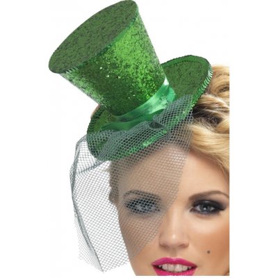 Zelený klobouček na čelence – Zboží Mobilmania
